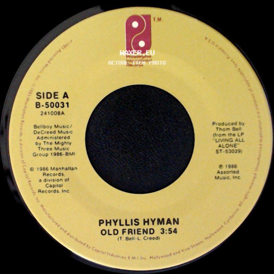 Phyllis Hyman - Old Friend / Screaming At The Moon side A