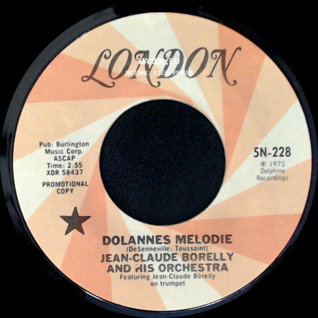 Jean-Claude Borelly And His Orchestra - Dolannes Melodie / Dolannes Melodie side B