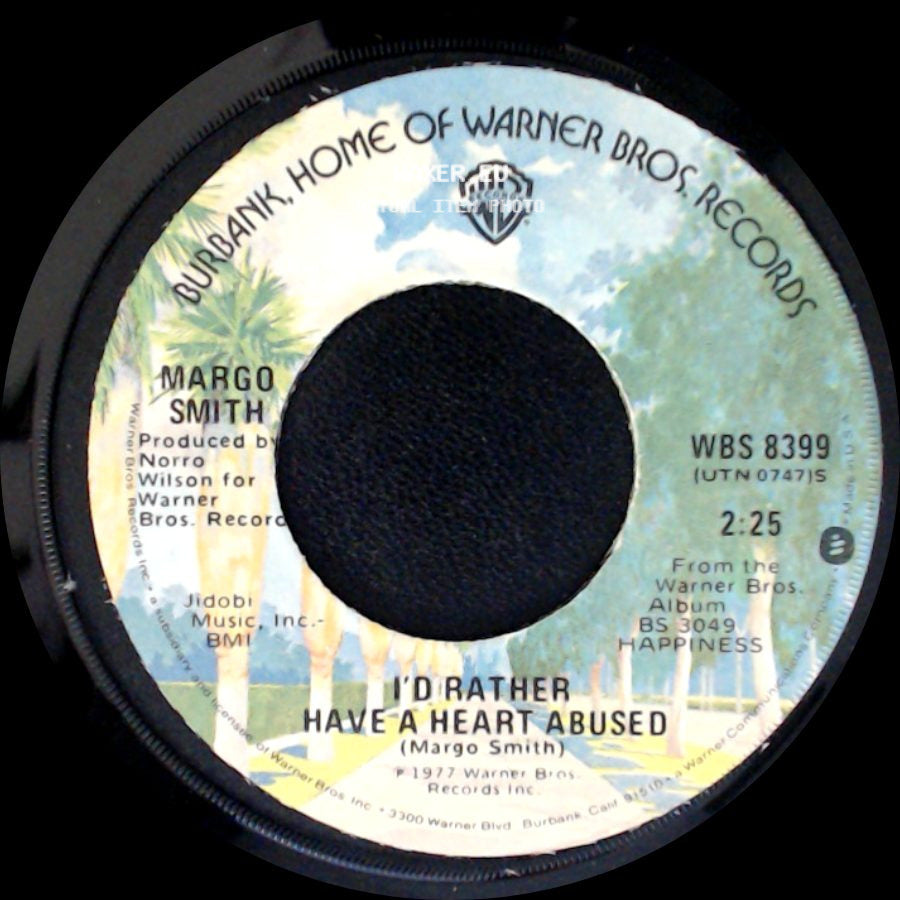 Margo Smith - My Weakness / I'd Rather Have A Heart Abused side B