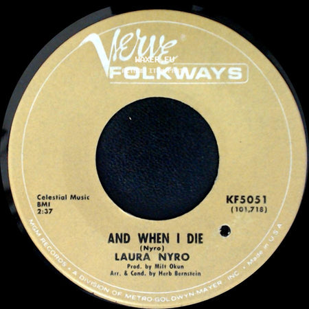 Laura Nyro - And When I Die / Flim Flam Man (Hands Off The Man) side A