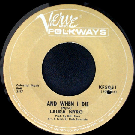 Laura Nyro - Flim Flam Man (Hands Off The Man) / And When I Die side B