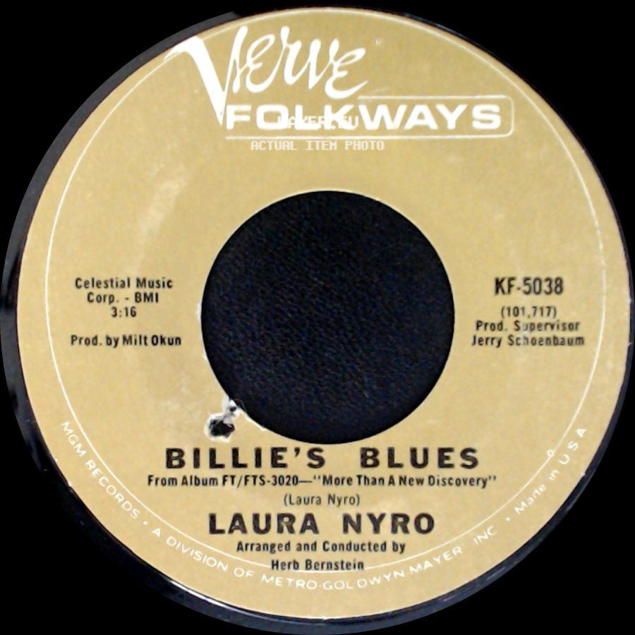 Laura Nyro - Goodbye Joe / Billie's Blues side B