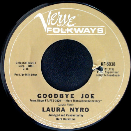 Laura Nyro - Billie's Blues / Goodbye Joe side B