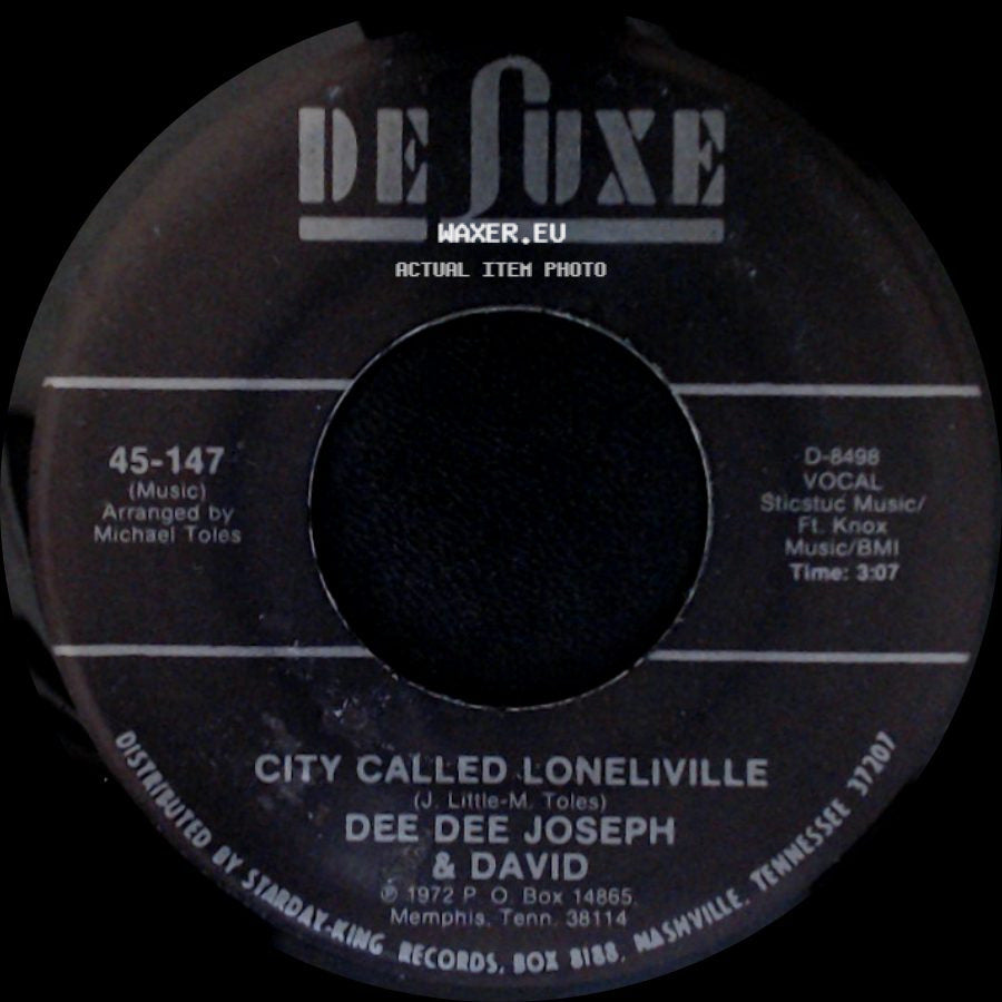 Dee Dee Joseph & David - City Called Loneliville / Devil Made Me Do It side A
