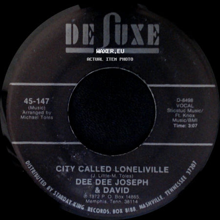 Dee Dee Joseph & David - City Called Loneliville / Devil Made Me Do It side A