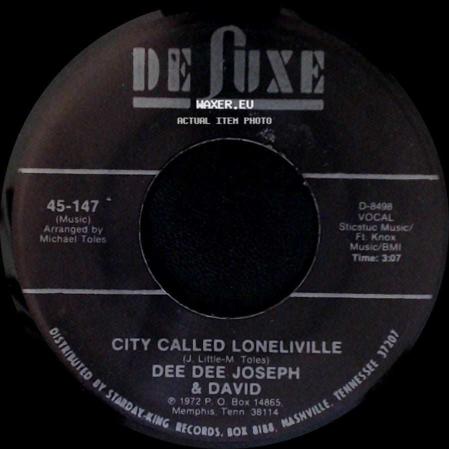 Dee Dee Joseph & David - City Called Loneliville / Devil Made Me Do It side A