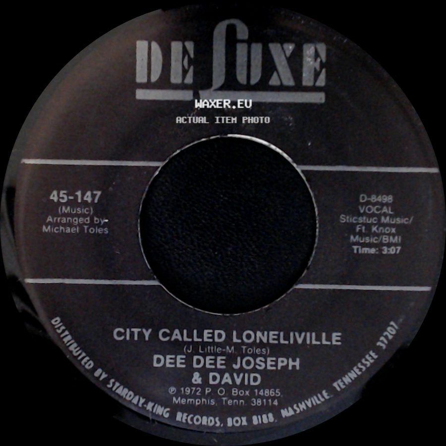 Dee Dee Joseph & David - Devil Made Me Do It / City Called Loneliville side B