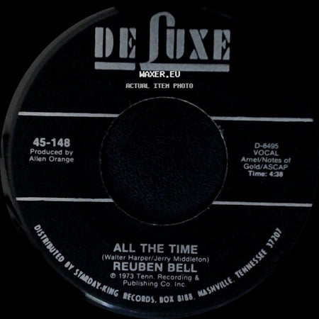 Reuben Bell - All The Time / Leave My Kitten Alone side A