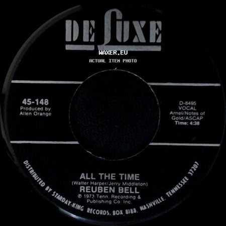 Reuben Bell - All The Time / Leave My Kitten Alone side A