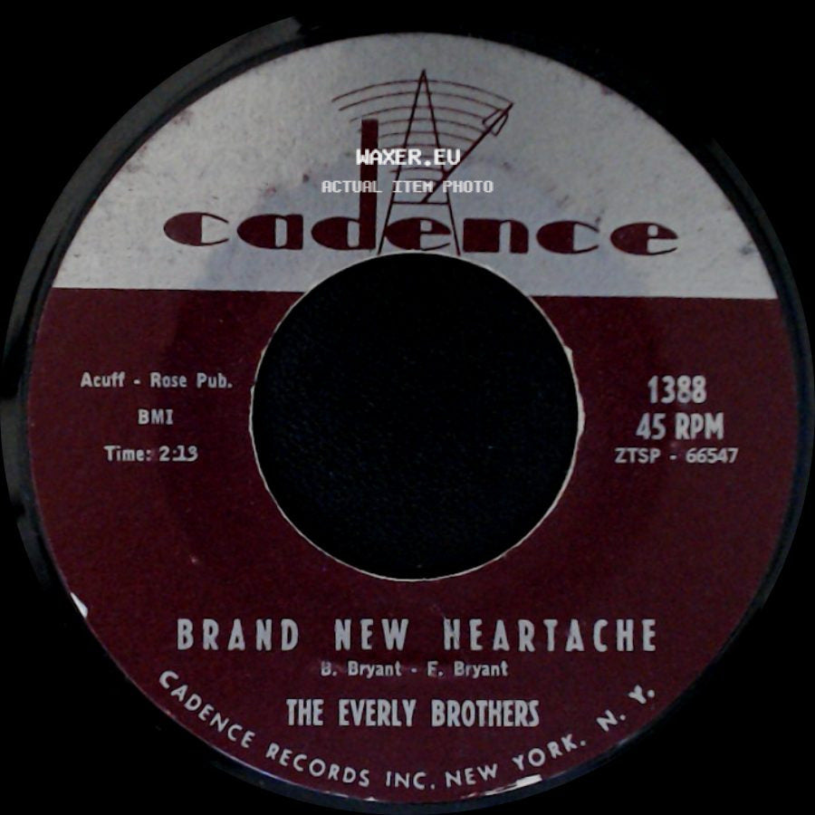 The Everly Brothers - Like Strangers / Brand New Heartache side B