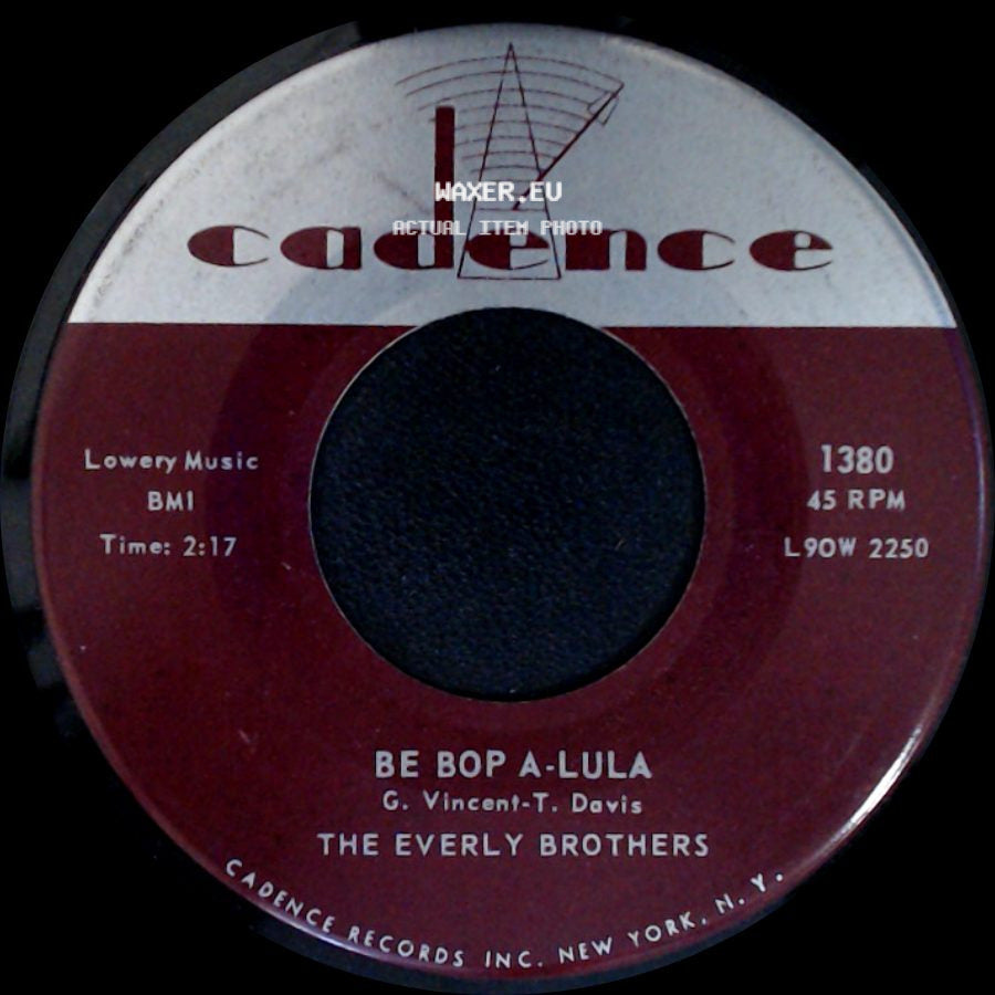 The Everly Brothers - Be Bop A-Lula / When Will I Be Loved side A