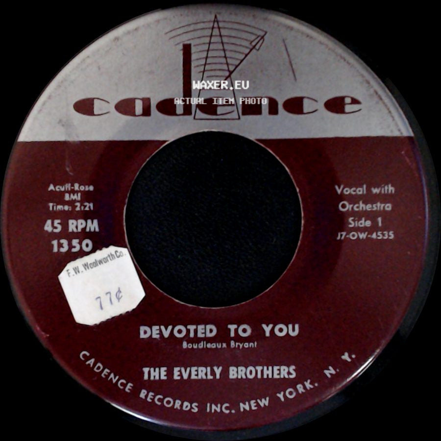 The Everly Brothers - Devoted To You / Bird Dog side A