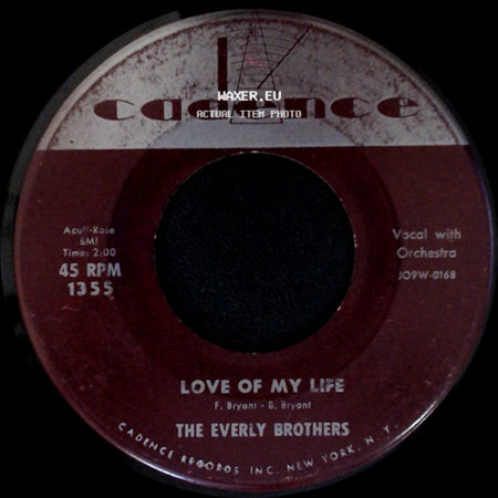 The Everly Brothers - Love Of My Life / Problems side A