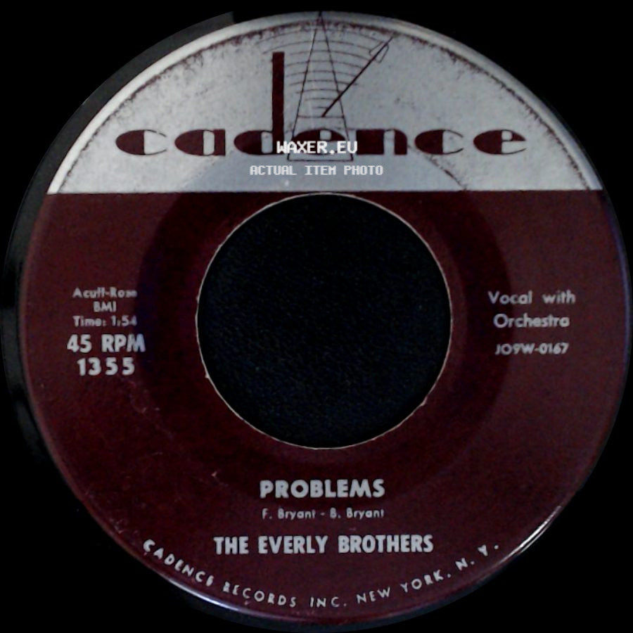 The Everly Brothers - Love Of My Life / Problems side B