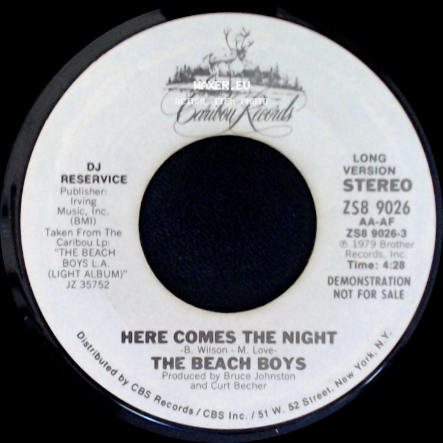 The Beach Boys - Here Comes The Night / Here Comes The Night side A