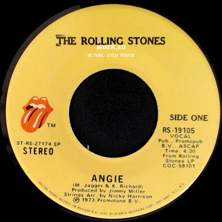 The Rolling Stones - Angie / Silver Train side A