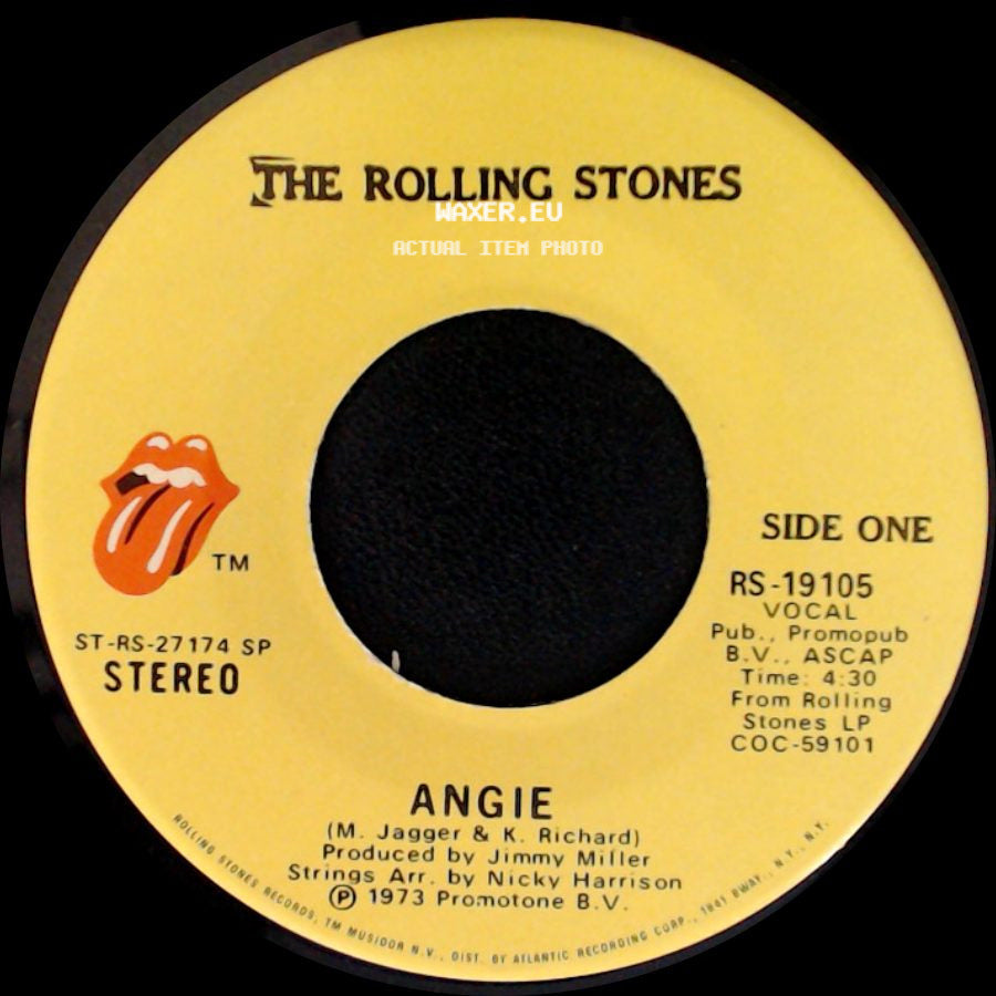 The Rolling Stones - Angie / Silver Train side A
