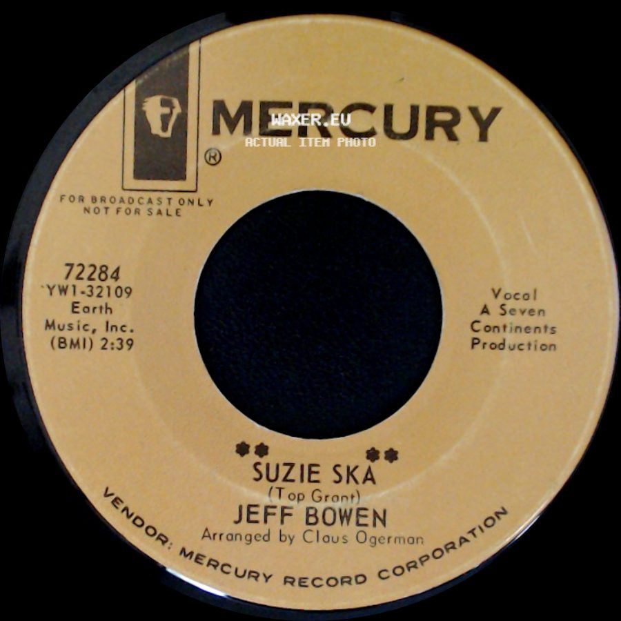 Jeff Bowen - Suzie Ska / Day-O (The Banana Boat Song) side A