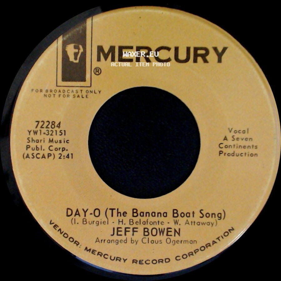 Jeff Bowen - Suzie Ska / Day-O (The Banana Boat Song) side B