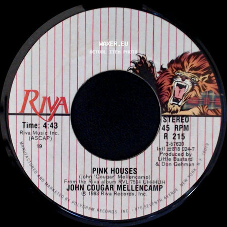 John Cougar Mellencamp - Pink Houses / Serious Business side A