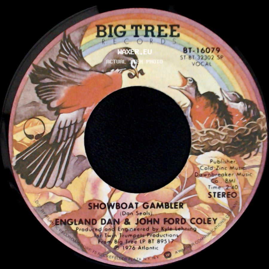 England Dan & John Ford Coley - Nights Are Forever Without You / Showboat Gambler side B
