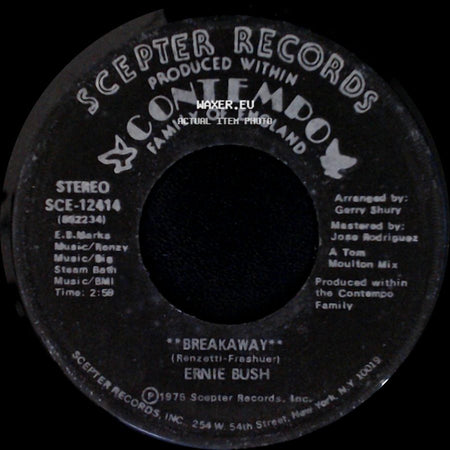 Ernie Bush - Breakaway / Breakaway (Disco Version) side A