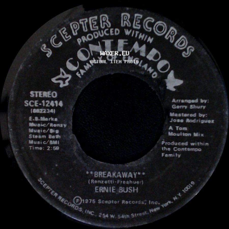 Ernie Bush - Breakaway (Disco Version) / Breakaway side B
