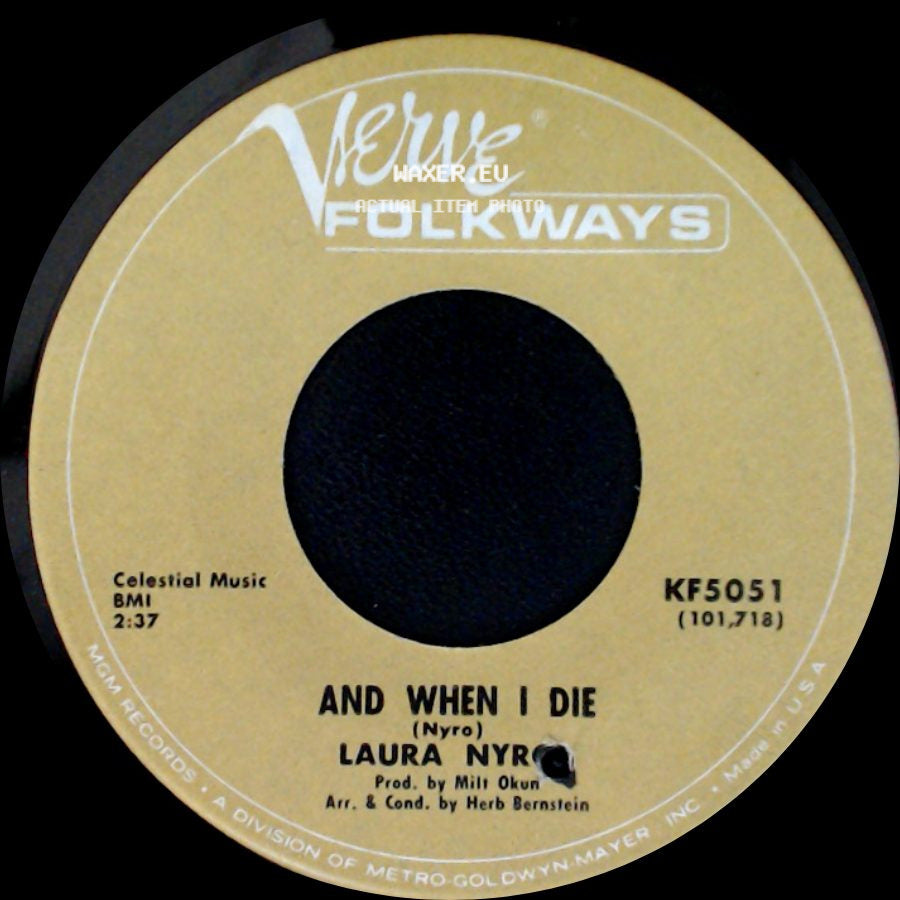 Laura Nyro - And When I Die / Flim Flam Man (Hands Off The Man) side A