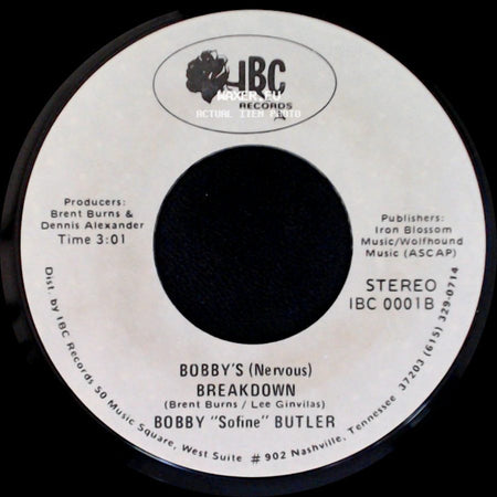 Bobby "Sofine" Butler - Cheaper Crude Or No More Food / Bobby's (Nervous) Breakdown side B