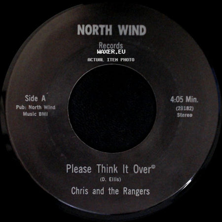 Chris And The Rangers - Please Think It Over / Sing Me A Tune side A