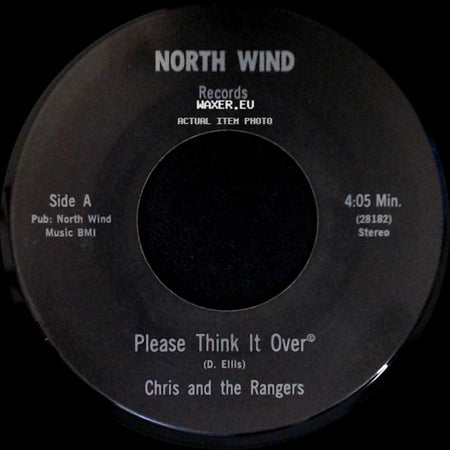 Chris And The Rangers - Please Think It Over / Sing Me A Tune side A