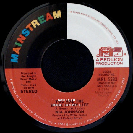 Nia Johnson - You Are The Spice Of My Life / Plain Out Of Luck side A