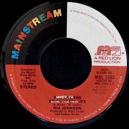 Nia Johnson - You Are The Spice Of My Life / Plain Out Of Luck side A
