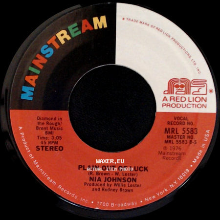 Nia Johnson - You Are The Spice Of My Life / Plain Out Of Luck side B