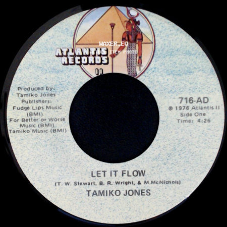 Tamiko Jones - Let It Flow / Cloudy side A
