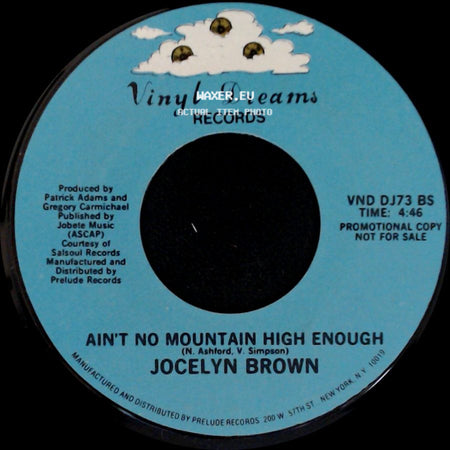 Jocelyn Brown - I'm Caught Up (In A One Night Love Affair) / Ain't No Mountain High Enough side B