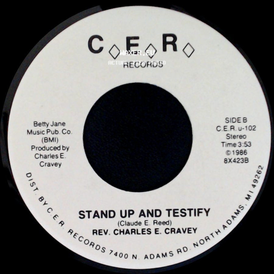 Rev. Charles E. Cravey - The Guiding Light / Stand Up And Testify side B
