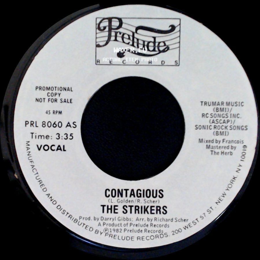 The Strikers - Contagious / Contagious side B
