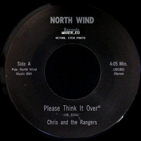 Chris And The Rangers - Please Think It Over / Sing Me A Tune side A