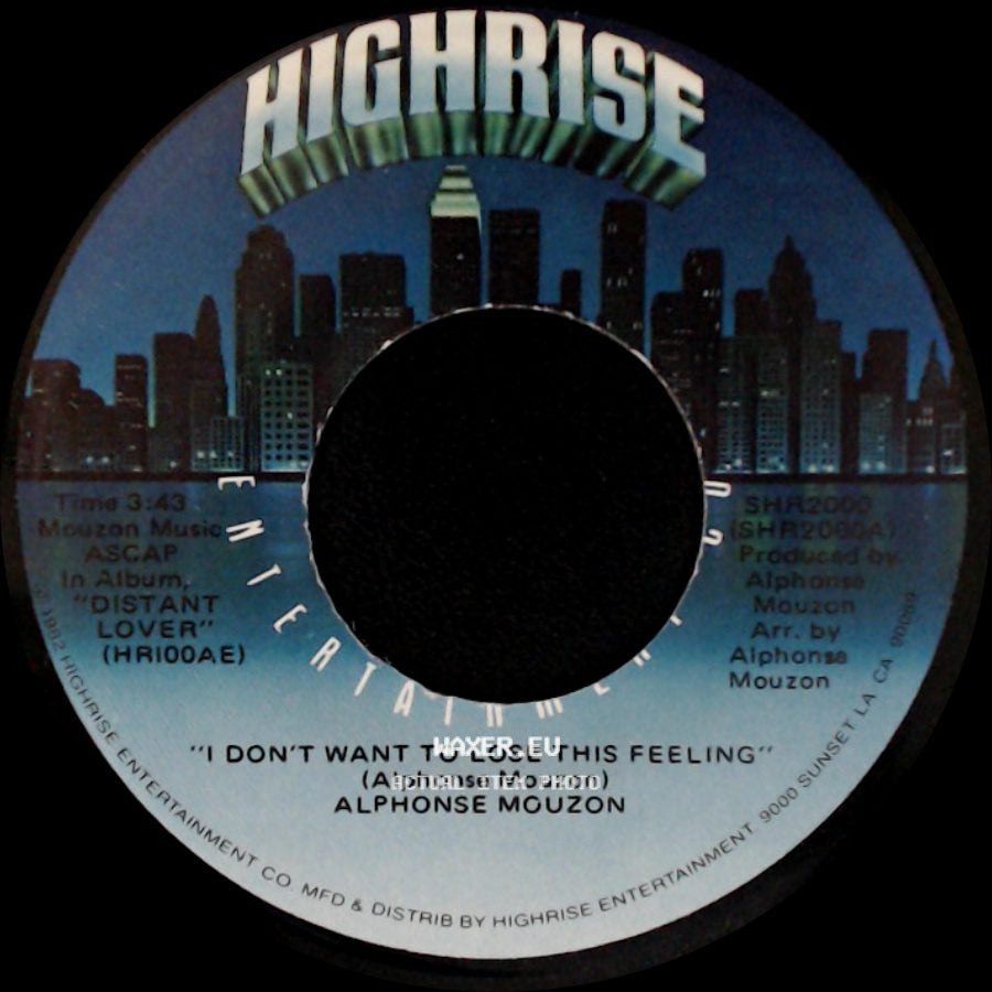 Alphonse Mouzon - The Lady In Red / I Don't Want To Lose This Feeling side B