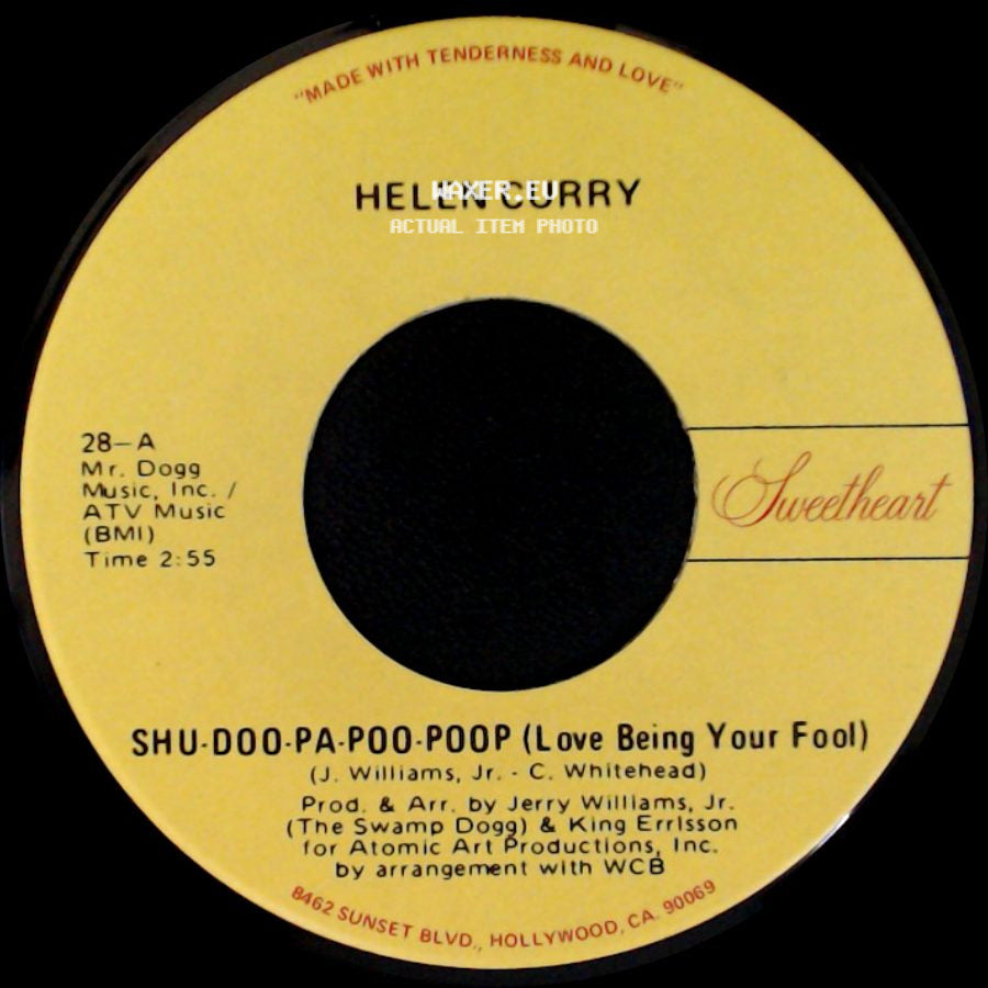 Helen Curry - Shu·Doo·Pa·Poo·Poop (Love Being Your Fool) / Such A Thrill I Feel (When You Hold My Hand) side A