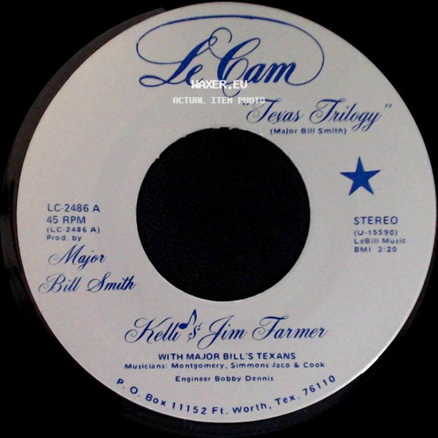 Kelli & Jim Farmer / Kelli & Ron Williams - Texas Trilogy / Saturday Night At Cains side A