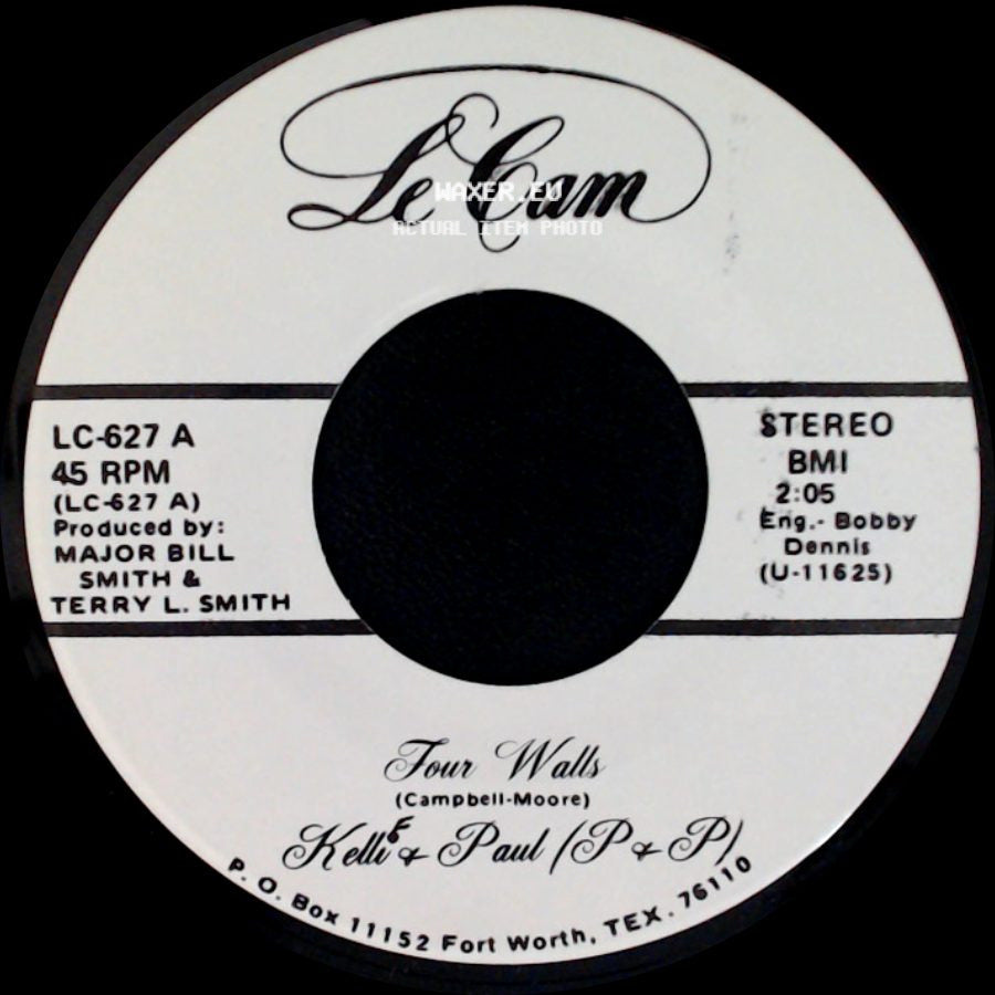 Kellie & Paul (P & P) - I Wouldn't Trade You For The World / Four Walls side B