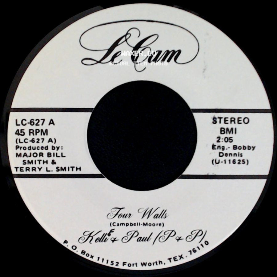Kellie & Paul (P & P) - I Wouldn't Trade You For The World / Four Walls side B