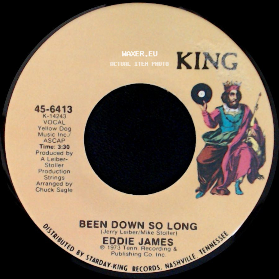 Eddie James - (I Can't Get Use To) Livin' Without You / Been Down So Long side B