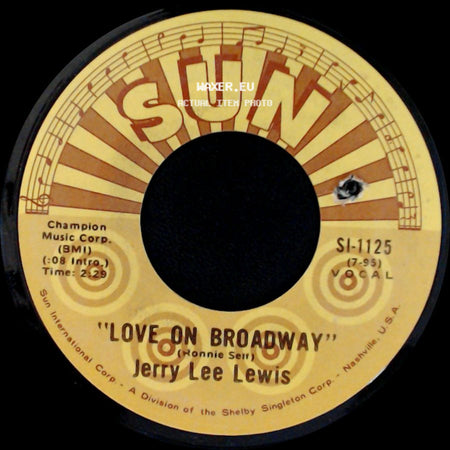 Jerry Lee Lewis - Matchbox / Love On Broadway side B