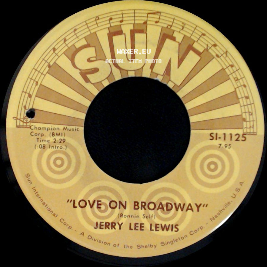 Jerry Lee Lewis - Matchbox / Love On Broadway side B