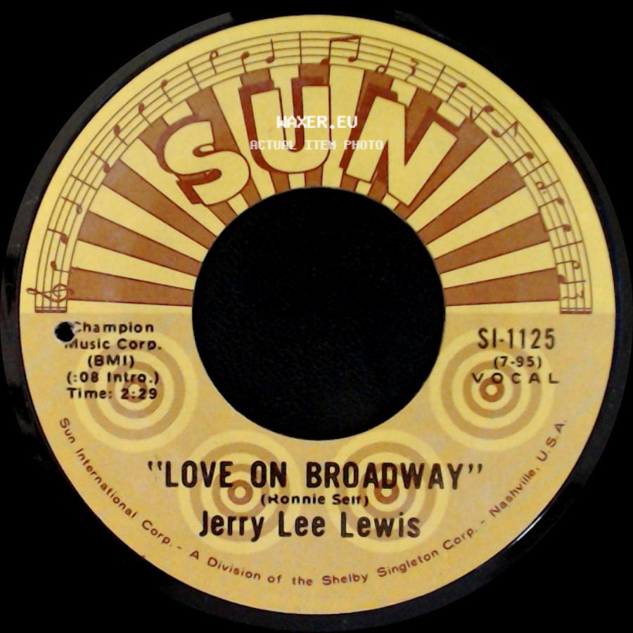 Jerry Lee Lewis - Matchbox / Love On Broadway side B