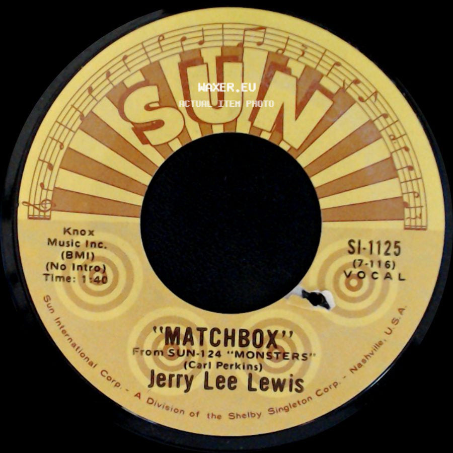 Jerry Lee Lewis - "Matchbox" / Love On Broadway side A