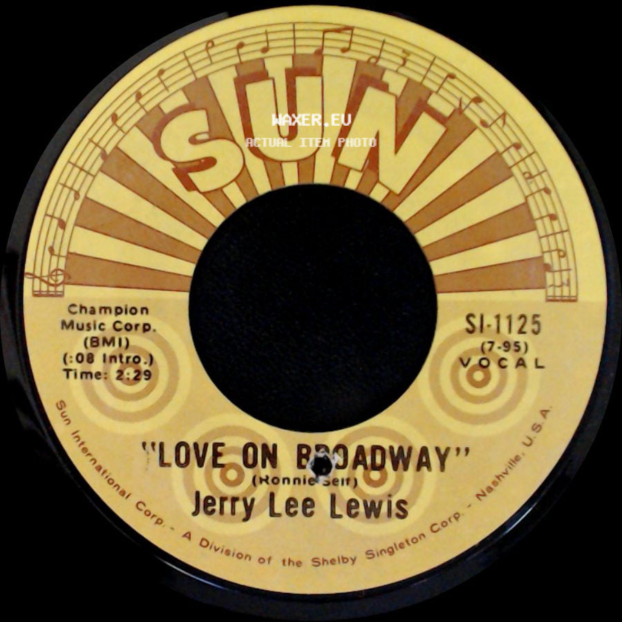 Jerry Lee Lewis - "Matchbox" / Love On Broadway side B